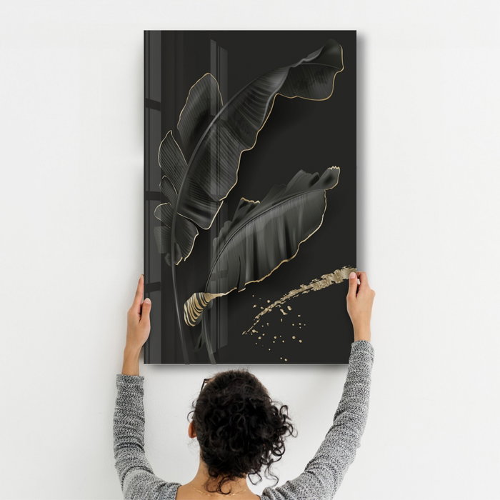 Wallity Pintura Decorativa de Vidrio Templado Multicolor 70 x 110 cm